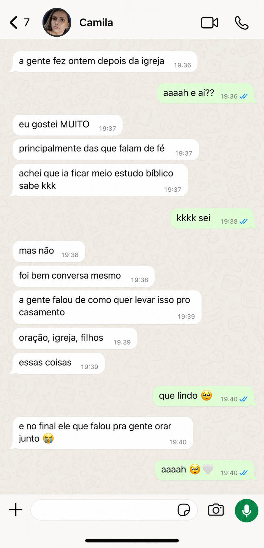 Depoimento de casal 2 sobre o Antes do Sim