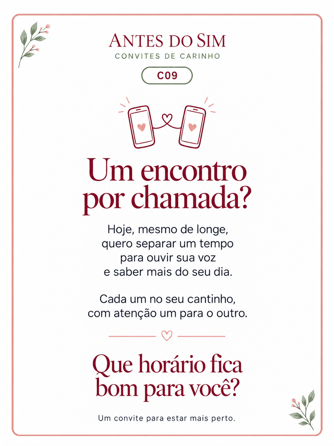 Exemplo de material do kit Antes do Sim 9